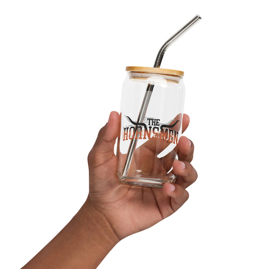 The Hornsmen Can-shaped glass